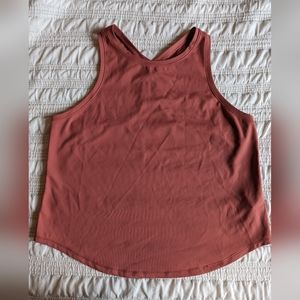 Old Navy PowerSoft Racerback Athletic Tank. Medium Petite. Summer Peach.